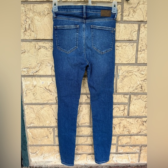 Mavi Scarlett Super High Rise Skinny Jeans Distressed Size 26 - Picture 8 of 15